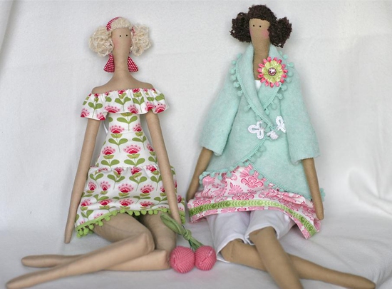 Как сшить платье для куклы Тильды: мастер-класс
