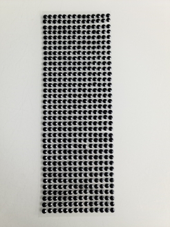 Стразы декоративные 4 мм (880 шт) SF-7358, черный фото, картинки