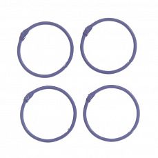 Кольца для творчества (для фотоальбомов) "Фиолетовое" набор 4 шт d=4,5 см   фото