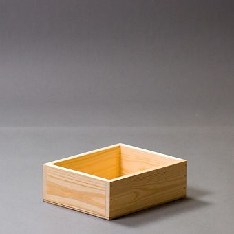 Ящик деревянный стандарт 25х20х8 см. (без покраски)  фото, картинки
