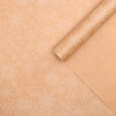 Бумага упаковочная крафтовая «Снегопад», 50 × 70 см 5148360 фото
