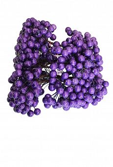 Ягодки на веточке, фиолетовые (40 ягод) фото, картинки