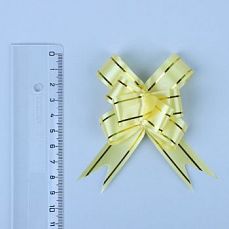 Бант-бабочка №1,8 золотая полоса, желтый 2947916          фото