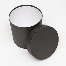 Круглая коробка "Краски" черный №3, 22 x 22 см фото