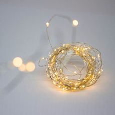 Декоративная светодиодная нить для творческих работ 250 см, 20 лампочек фото