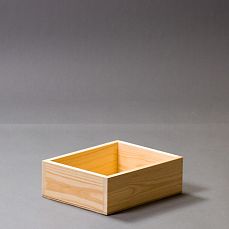 Ящик деревянный стандарт 25х20х8 см. (без покраски)  фото