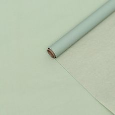 Бумага упаковочная тишью двухстороняя, кремовая-хаки, 0,6 х 10 м 6937164 фото