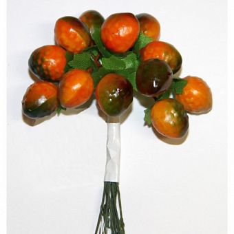 Декоративный букетик "Оранжевые ягоды" фото, картинки